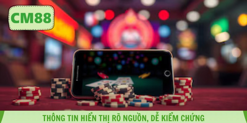 Thông tin hiển thị rõ nguồn, dễ kiểm chứng